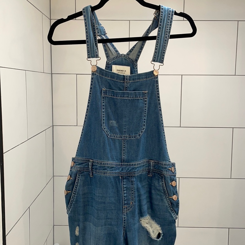 Forever 21 overalls. Very stretchy